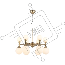 Люстра Ambrella light LH51050/12 GD/FR золото/белый матовый G9*12 max 28W D550*450