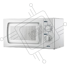 Микроволновая печь Mystery MMW-2009G белый, 20 л, 700 Вт, переключатели - поворотный механизм