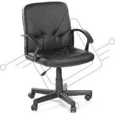 Кресло компьютерное OLSS Чип 365 Ультра черный экокожа Крестовина 