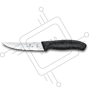 Нож кухонный Victorinox Swiss Classic (6.8103.12B) стальной разделочный лезв.120мм прямая заточка черный блистер