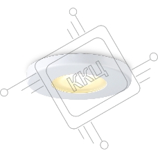 Светильник Ambrella light TN1180 WH белый IP44 GU5.3 D85*34