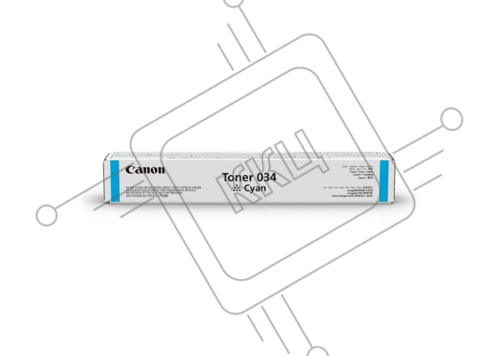 Картридж лазерный Canon 034 (9453B001) голубой (12000 стр.) для Canon iR C1225iF