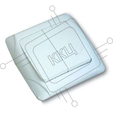 Выключатель 2-кл. СП Маргарита 10А IP20 бел. Universal М0023