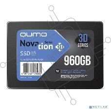 Накопитель SSD QUMO Novation, 960Gb, SATA III, 2.5