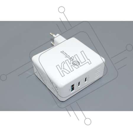 Блок питания (сетевой адаптер) Amperin GaN charger (YDS-TC140-012A) 140W, white