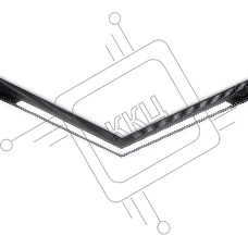 Светильник светодиодный угловой GL3982 BK черный IP20 24W 4200K 48V 300*300*45