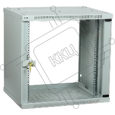 Шкаф ITK LWE3-09U64-GF LINEA WE 9U 600x450 мм дверь стекло серый
