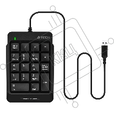 Числовой блок A4Tech Fstyler FK13P проводной, USB, черный