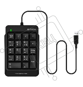 Числовой блок A4 Fstyler FK13P черный USB slim для ноутбука