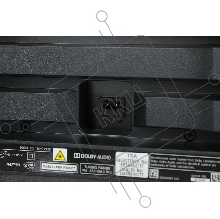 Минисистема Sony MHC-V43D черный/CD/CDRW/DVD/DVDRW/FM/USB/BT