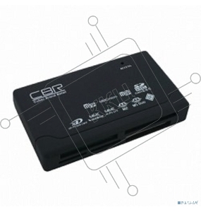 Картридер CBR CR-455, All-in-one, USB 2.0, ноут., софттач 