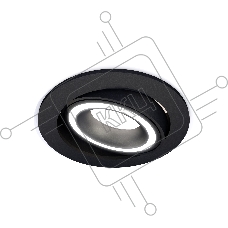 Комплект встраиваемого поворотного светильника Ambrella light XC7652080 SBK/FR черный песок/белый матовый MR16 GU5.3 (C7652, N7111)