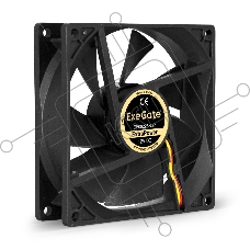 Вентилятор для корпуса ExeGate ExtraPower EP09225S3P черный, 92 мм, 2600 об/мин, 32 дБ, 3 pin