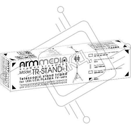 Подставка для телевизора Arm Media TR-STAND-1 черный 26