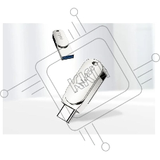 Флеш диск Netac U785 16Gb <NT03U785C-016G-30PN>, USB3.0+TypeC, металлическая