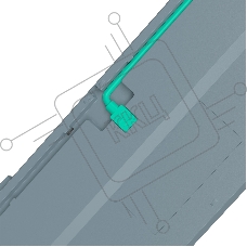 Клавиатура A4Tech Bloody S87 Energy проводная USB серый/зеленый