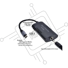 Преобразователь питания со штекера 7.4x5.0 (7.4 Pin)  на Type-C