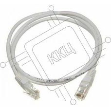 Патч-корд Lanmaster TWT RJ-45 (m)-RJ-45 (m) cat5E 0.5м серый 