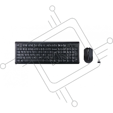 Клавиатура + мышь A4 V-Track 4200N клав:черный мышь:черный USB беспроводная