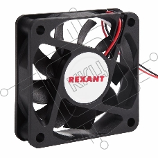 Вентилятор для корпуса Rexant RX 6015MS 24VDC черный, 60 мм, 4200 об/мин, 28 дБ, 2 pin