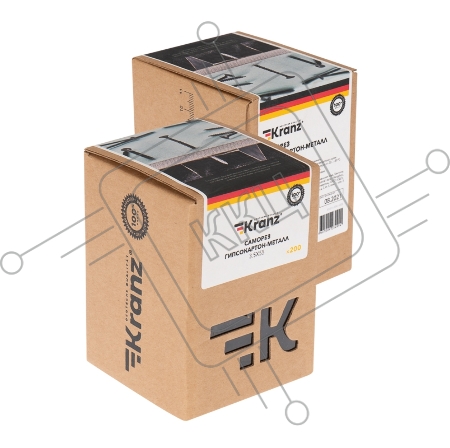 Саморез гипсокартон-металл KRANZ 3.5х55, упаковка поставщика ( 4 000 шт. )
