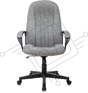 Кресло руководителя Бюрократ T-898AXSN серый 38-404 крестовина пластик