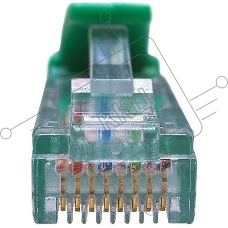 Патч-корд Suprlan 10-0157 UTP RJ-45 вил.-вилка RJ-45 кат.5E 1м зеленый LSZH 24AWG