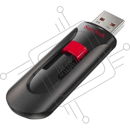 Флеш Диск Sandisk 32Gb Cruzer Glide SDCZ60-032G-B35 USB2.0 черный