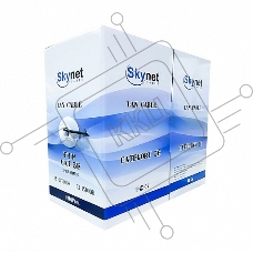 Кабель SkyNet Light UTP outdoor 4x2x0,46, медный, FLUKE TEST, кат.5e, однож., 305 м, box, черный