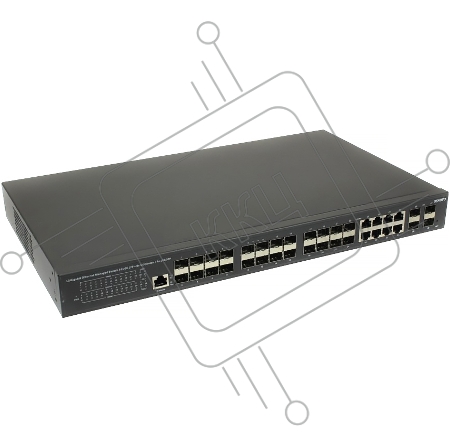 Коммутатор OSNOVO Управляемый (L3) гигабитный коммутатор, 16*SFP 1000 Base-X, 8xGE Combo (RJ45 + SFP), 4*10G SFP+ Uplink
