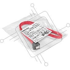 Кабель SATA ExeGate EX-CC-SATA-DATA90-0.5L (7pin/7pin, угловой разъем, металлические защелки, 0,5м)