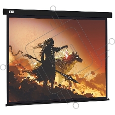Экран Cactus 149.4x265.7см Wallscreen CS-PSW-149X265-BK 16:9 настенно-потолочный рулонный черный