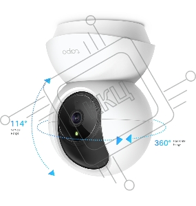 Камера 1080P indoor IP camera, 360° horizontal and 114° vertical range, Night Vision, Motion Detection, 2-way Audio, support 128G MicroSD card