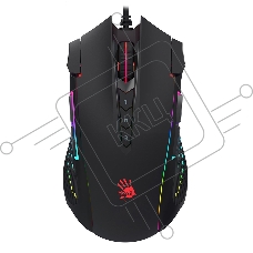 Мышь проводная A4Tech Bloody J90s черный, 8000 dpi, USB, кнопки - 12