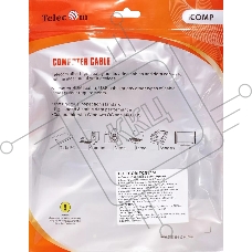 Кабель HDMI-19M --- HDMI-19M ver 2.0+3D/Ethernet ,3m, 2 фильтра Telecom/VCOM  <TCG215F-3M>
