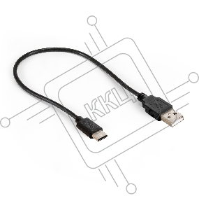 Кабель USB 2.0 ExeGate EX-CC-USB2-AMCM-0.3 (USB Type C/USB 2.0 Am, 3A, 0,3м)