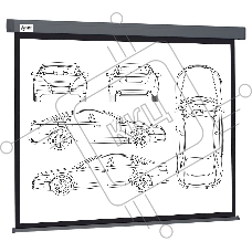 Экран Cactus 168x299см Wallscreen CS-PSW-168X299-SG 16:9 настенно-потолочный рулонный серый