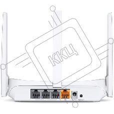 Роутер Mercusys MW306R 300 Mbps Multi-Mode Wireless N Router, 3 × Fixed External Antennas, 3× 10/100 LAN Port, 1× 10/100 WAN Port, 4 in 1- Access Point/Router/Range extender/WISP Mode, WPS/Reset Button, Parental Controls, Guest Network