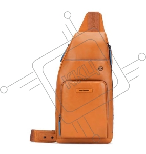 Рюкзак слинг Piquadro Blue Square Revamp CA5577B2V/SA светло-коричневый кожа