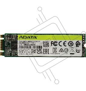 Твердотельный накопитель SSD M.2 2280 512GB ADATA SU650 Client SSD [ASU650NS38-512GT-C] SATA 6Gb/s, 550/510, IOPS 80/60K, MTBF 2M, 3D TLC, 210TBW, 0,37DWPD, RTL (936011)