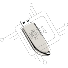 Флешка USB Netac U352 USB 3.0 128Gb NT03U352N-128G-32PN, металлическая, с колпачком