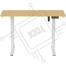 Стол для компьютера Cactus CS-ED-WTBAM столешница бамбук, бежевый каркас белый Стол для компьютера Cactus CS-ED-WTBAM столешница бамбук, бежевый каркас белый