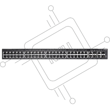 КоммутаторECS3510-28T Edge-corE 24-Port 10/100BASE-TX + 4 Combo G (RJ-45/SFP), 1 RS-232 console port management, Fanless Design L2 Fast Ethernet Switch {5}