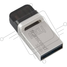 Флеш диск Transcend 32GB JetFlash 880, USB 3.0 OTG ,Металл