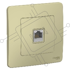 Розетка компьютерная СП BLANCA RJ45 кат.5e беж. SchE BLNIS045007