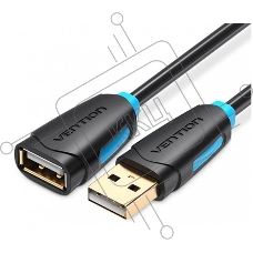 Кабель-удлинитель Vention USB 2.0 AM/AF - 5м Чёрный