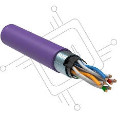 Кабель информационный ITK LC1-C604-326 кат.6 F/UTP 4X2X23AWG LSZH внутренний 305м фиолетовый
