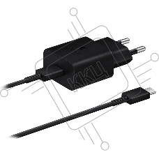 Сетевое зарядное устройство Samsung Adapter 15W Type C with Cable черный (EP-T1510XBEGEU)