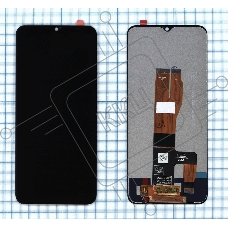 Дисплей для Realme C30 черный