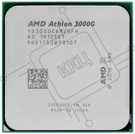 Процессор AMD Athlon 3000G AM4 OEM, YD3000C6M2OFH